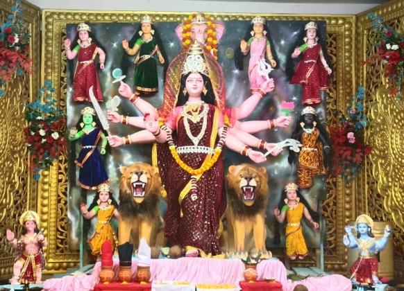 Shardiya Navratri 2024: रायपुर में विराजित माँ दुर्गा की एक झलक: Jai Durga Maa: Durga Devi: Maa Durga 